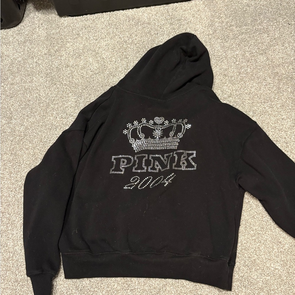Black PINK 2004 Hoodie with Crown Design